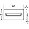Панель смыва VIEGA Visign for Style 11 597115